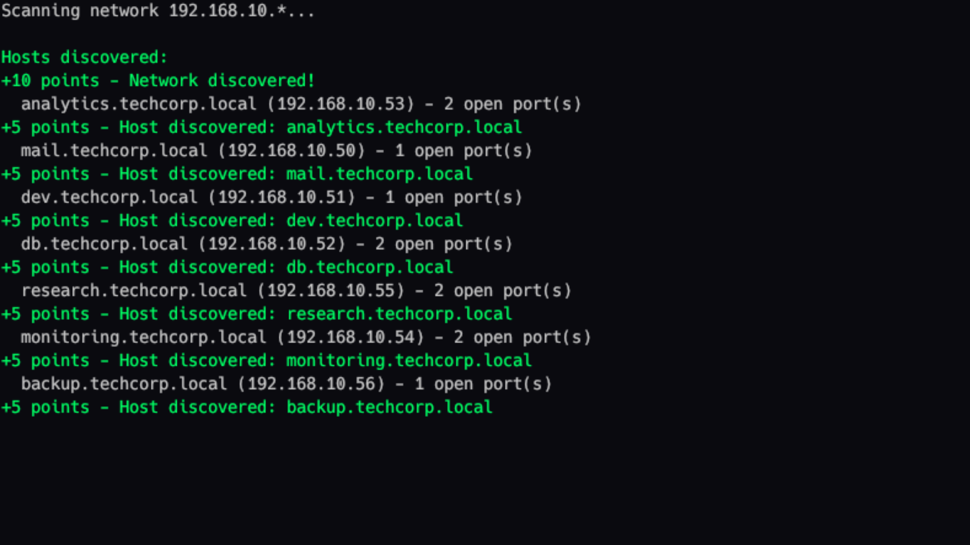 H3LL0H4CK3R - Network scanning